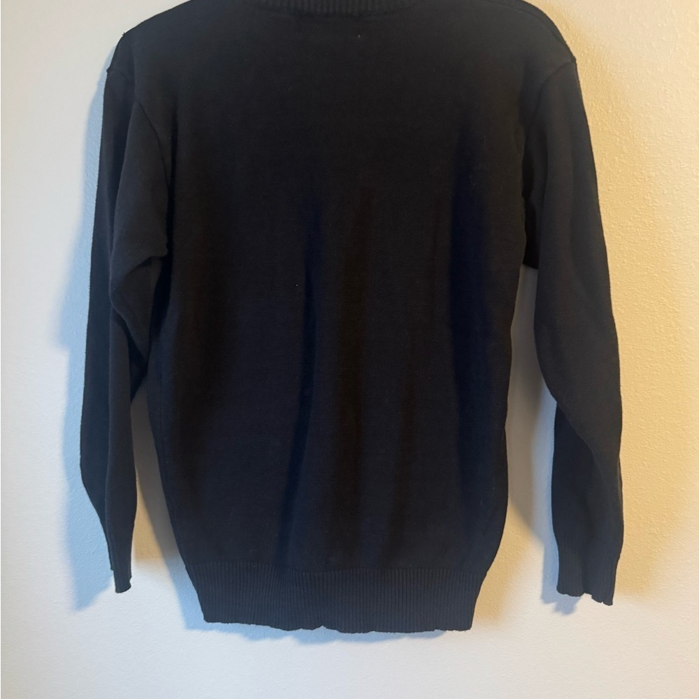 Black Women's Mockneck Sweater - Picture 6 of 6